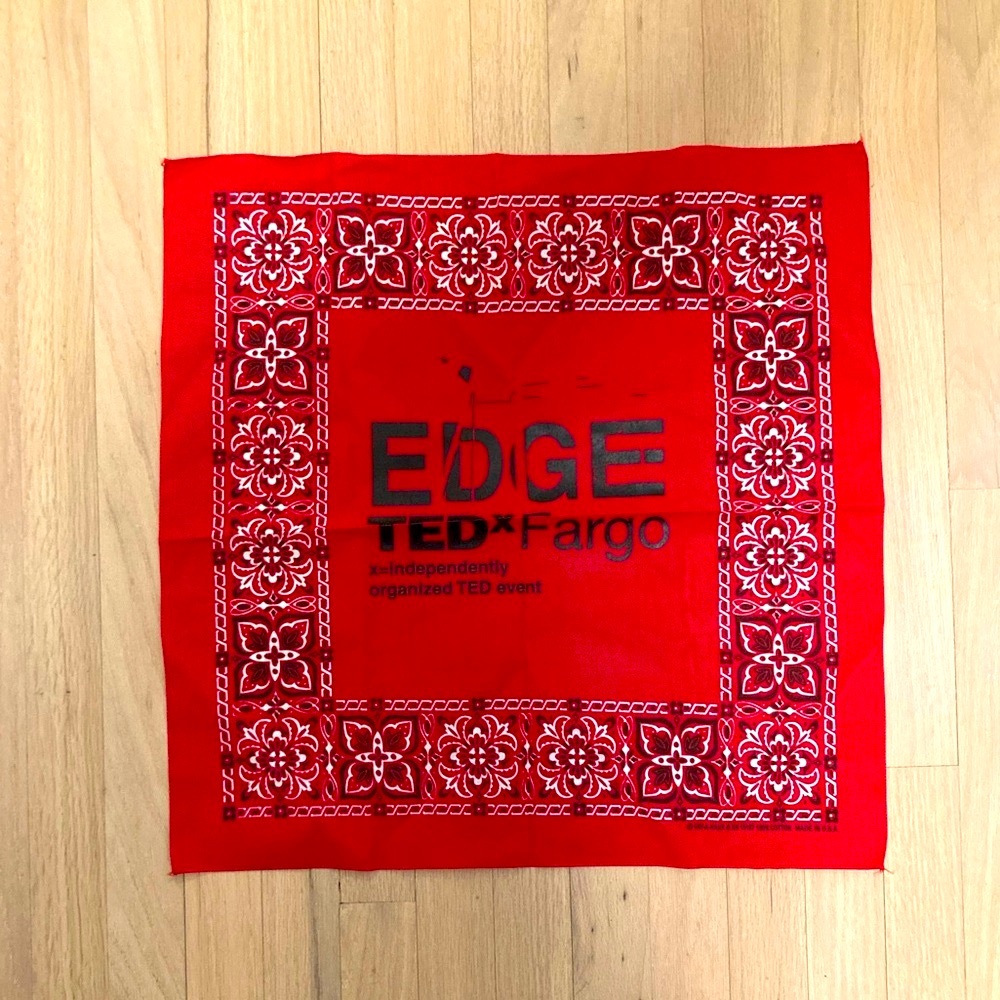 TED x FARGO x EDGE♦️Red Bandana